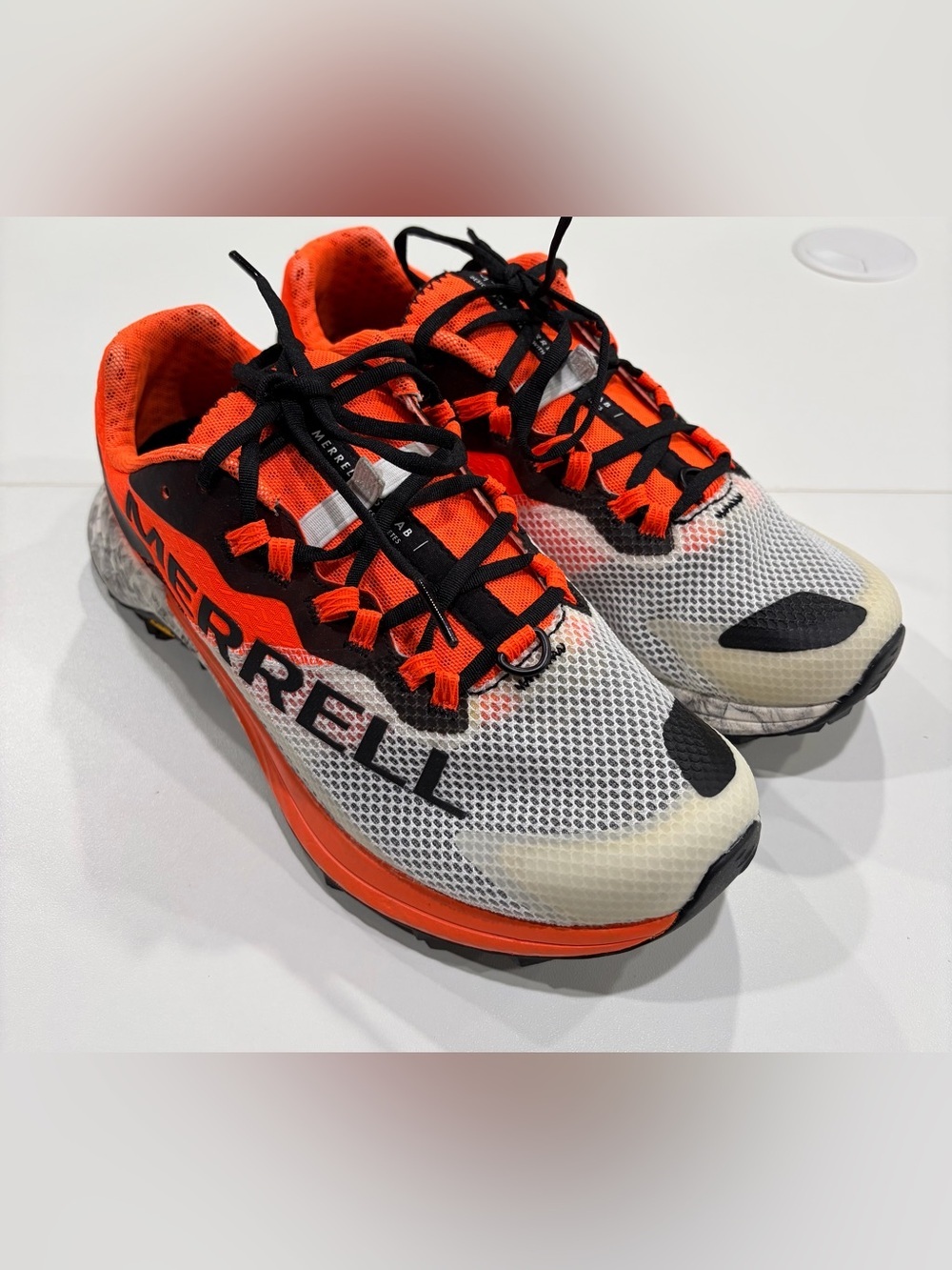 Merrell Women's 8 MTL Long Sky 2 Shoes Orange NWT Trail Running Internal Bootie